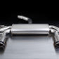 Remus 2011 Volkswagen Golf VI 1.2L Cat Back Exhaust w/84mm Angled w/Carbon Ring Tail Pipe Set