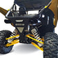 Gibson 16-17 Yamaha YXZ1000R Base 2.25in Dual Exhaust - Black Ceramic