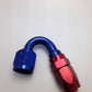 Fragola -6AN Nut x -8AN Hose 150 Degree Expanding Hose End