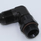 Fragola -6AN x 7/16 - 20 (4) 90 Degree Swivel - Black