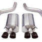 Corsa 06-13 Chevrolet Corvette C6 Z06 7.0L V8 Black Sport Axle-Back Exhaust