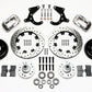 Wilwood Forged Dynalite Front Kit 12.19in Drilled Polished 55-57 Chevy