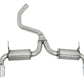 Gibson 14-20 Jeep Cherokee 3.2L 2.5in/2.25in Cat-Back Dual Split Exhaust - Stainless