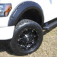 Lund 09-14 Ford F-150 (Ex Raptor) RX-Rivet Style Textured Elite Series Fender Flares - Black (4 Pc.)