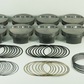 Mahle MS Piston Set SBC 427ci 4.125in Bore 4.000in Stroke 6.0in Rod .927 Pin -5cc 12.2 CR Set of 8