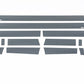 Putco 15-20 Ford F-150 Super Cab 6.5ft (4.25in Tall - 12pcs) Black Platinum Rocker Panels