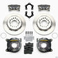 Wilwood Forged Dynalite P/S Park Brake Kit Polished Mopar/Dana 2.36in Off w/Snap Ring Brng