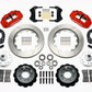 Wilwood Narrow Superlite 6R Front Hub Kit 14.00in Red 1965-1969 Mustang Drum Spindle