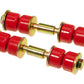 Prothane Universal End Link Set - 2 5/8in Mounting Length - Red
