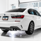 AWE Tuning 2019+ BMW M340i (G20) Resonated Touring Edition Exhaust - Quad Chrome Silver Tips