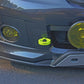Perrin 08-14 Subaru WRX/STI Tow Hook Kit (Front) - Neon Yellow