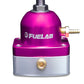 Fuelab 525 Carb Adjustable FPR In-Line 4-12 PSI (1) -6AN In (1) -6AN Return - Purple