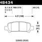 Hawk 02-03 WRX / 05-08 LGT D770 HP+ Street Rear Brake Pads