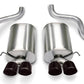 Corsa 05-08 Chevrolet Corvette C6 6.0L V8 Black Sport Axle-Back Exhaust