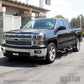 Westin 14-18 Chevrolet Silverado 1500 DC 6.5ft Bed HDX Stainless Drop W2W Nerf Step Bars - Tex. Blk