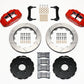 Wilwood Narrow Superlite 6R Front Hat Kit 13.06in Red 2005-up Corvette C6