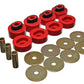 Energy Suspension 73-79 Chrysler RWD B-Body (Charger/GTX/Roadrunner/Superbee) Red Body Mount Set