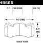 Hawk 10-11 Range Rover/Range Rover Sport Supercharged LTS Front Brake Pads