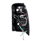 ANZO 2001-2002 Toyota 4 Runner LED Taillights Black
