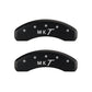 MGP 4 Caliper Covers Engraved Front Lincoln Engraved Rear MKT Red finish silver ch