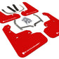 Rally Armor 17-22 Subaru Impreza Red UR Mud Flap w/ White Logo