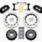Wilwood Narrow Superlite 6R Front Hat Kit 14.00in Drilled 93-96 Mazda RX7