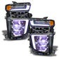 Oracle 20-21 Chevy Silverado HD 2500/3500 RGB Headlight Demon Eye Kit - ColorSHIFT w/o Controller