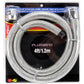 Spectre Stainless Steel Flex Heater Hose Kit 5/8in. Diameter - 4ft. Chrome