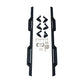Westin/HDX 09-18 Dodge/Ram 1500 Quad Cab Drop Nerf Step Bars - Textured Black