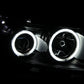 ANZO 2008-2010 Scion Xb Projector Headlights w/ Halo Black