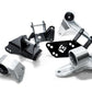Innovative 96-00 Civic K-Series Silver Aluminum Mounts 85A Bushings (EG/DC Subframe)