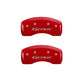 MGP 4 Caliper Covers Engraved Front & Rear Sonic Yellow finish black ch
