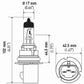 Hella Bulb 9007/Hb5 12V 65/55W Px29T T4625(2)