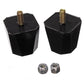 Energy Suspension Bump Stop 2in Tall 2in Square - Black