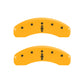 MGP 4 Caliper Covers Engraved Fr Lincoln Rr Star Logo Yellow Finish Blk Char 2002 Lincoln Blackwood