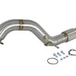 aFe Twisted Steel 3in Rear Down-Pipe/Mid Pipe 2017+ Honda Civic Type R I4 2.0L (t)