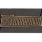 Akrapovic Brass sign badge