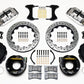 Wilwood Narrow Superlite 4R Rear P-Brk Kit 12.88in Drill Polish Big Ford New Style 2.50in Offset