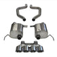 Corsa 2015 Corvette Z06 2.75in Axle Back Exhaust Polished Dual Rear Exit Quad 4.5in Tip (Sport)