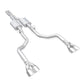 Stainless Works 15-19 Dodge Challenger 6.2L/6.4L Hemi 3in Legend Catback X-Pipe w/4in Quad Tips