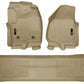 Husky Liners 2012.5 Ford SD Crew Cab WeatherBeater Combo Tan Floor Liners (w/o Manual Trans Case)