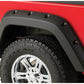 Bushwacker 07-18 Jeep Wrangler Pocket Style Flares 2pc Fits 2-Door Sport Utility Only - Black