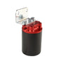 Aeromotive Canister Fuel Filter - 3/8 NPT/100-Micron (Red Housing w/Black Sleeve)