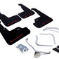 Rally Armor 15-21 Subaru WRX/STI (Sedan ONLY) Black UR Mud Flap w/ Red Logo