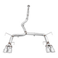 AWE Tuning Subaru WRX/STI VA/GV Sedan Track Edition Exhaust - Chrome Silver Tips (102mm)