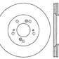 StopTech 97-01 Acura Integra Type R / 97-01 Honda CR-V Slotted & Drilled Right Front Rotor