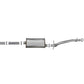 aFe MACH Force-Xp Hi-Tuck 3in. 409 SS C/B Exhaust 15-18 GM Colorado/Canyon L4-2.5L/V6-3.6L - Blk Tip