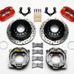 Wilwood Dynapro Low-Profile 11.00in P-Brake Kit Drill-Red Mopar/Dana 2.50in Off w/Snap Ring Brng