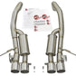 aFe MACHForce XP 3in-2 1/2in Axle Back 304SS Exhaust w/ Polished Tips 15-17 Chevy Corvette Z06