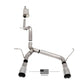 Corsa 07-18 Jeep Wrangler JKU 3.6L/3.8L 2.75in Sport Cat-Back Exhaust w/ 4in American Flag Tips